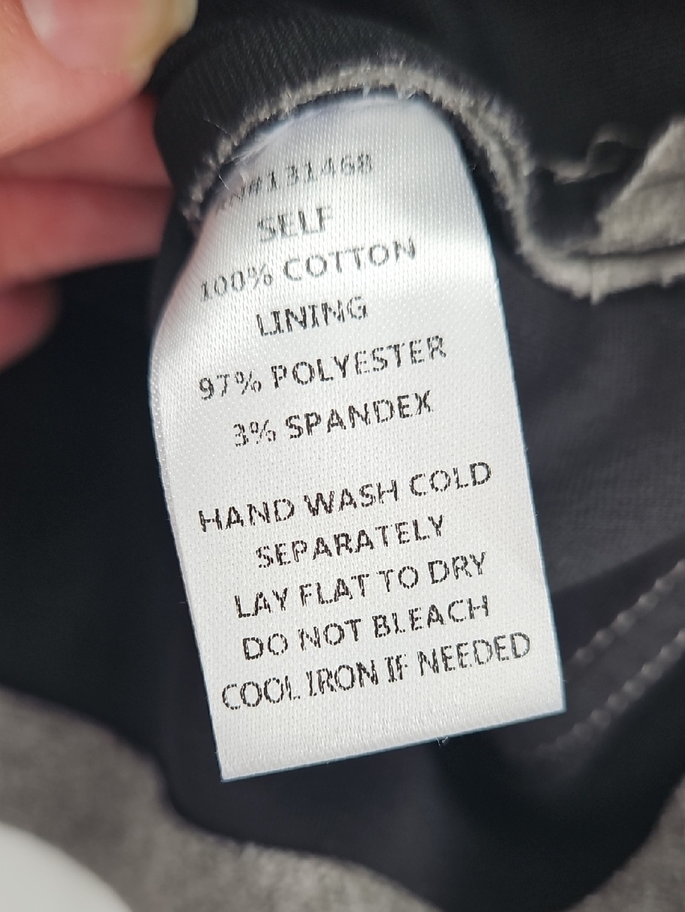 Vici Grey Moto Jacket Small Cotton Biker Style Zip - Picture 7 of 7